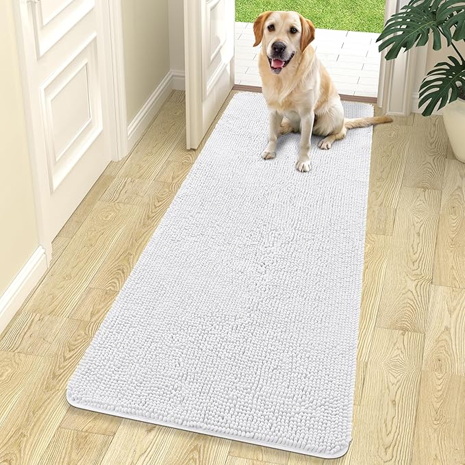 OLANLY Dog Door Mat for Muddy Paws 70x24, Absorbs Moisture and Dirt, Absorbent by OLANLY