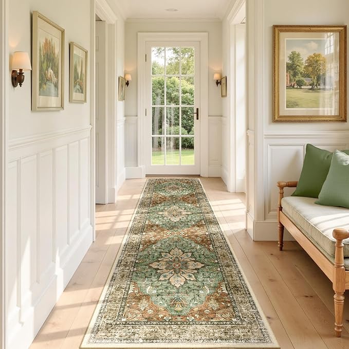 Area Rugs 2'x7' Runner Rug Non Slip Washable - Image 2