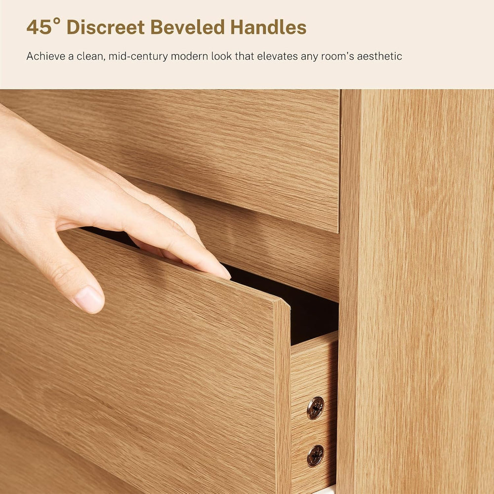 TEENFON 55" Dresser for Bedroom with 6 Drawers, Dressers & Chests of...