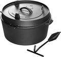 EDGING CASTING Pre-Seasoned Cast Iron Camping Dutch Ovens, Outdoor Camping by EDGINGCOOKWARE