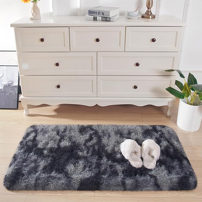 Chicrug Soft Runner Rugs for Bedroom Living Room Plush Fluffy Rug 2x4 Feet - Image 4