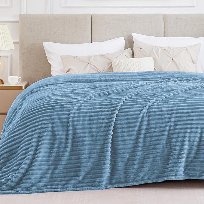 BEDELITE King Size Blanket for Bed, 300GSM Soft & Warm Fleece Blanket, by BEDELITE