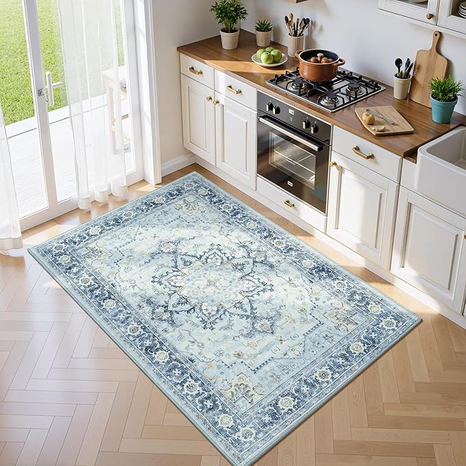 Lofus 3x5 Area Rugs for Entryway, Machine Washable Small Living Room Area Rug - Image 3