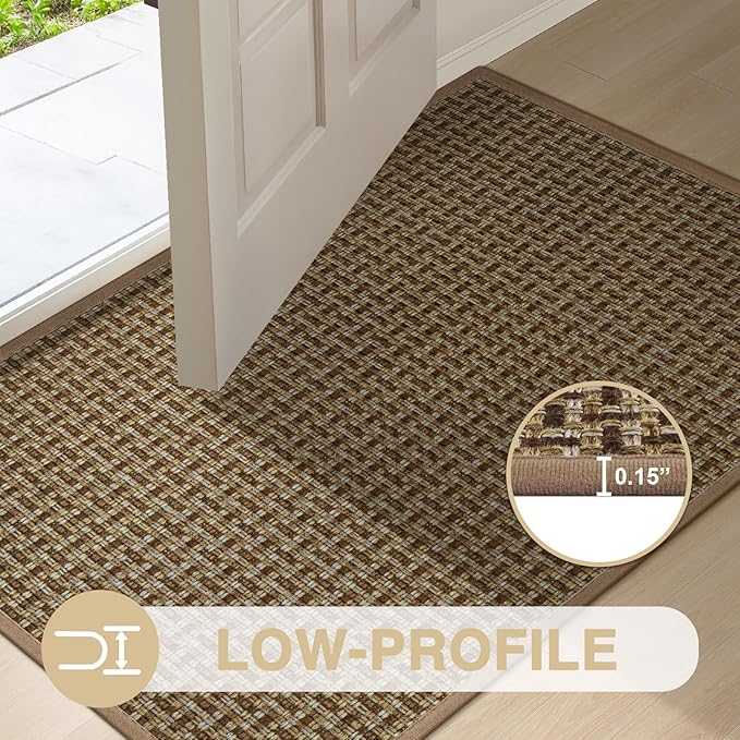 LEKEEPGO Door Mat Indoor Entrance 17"x29", Absorbent Indoor Door Mat, Non Slip - Image 4