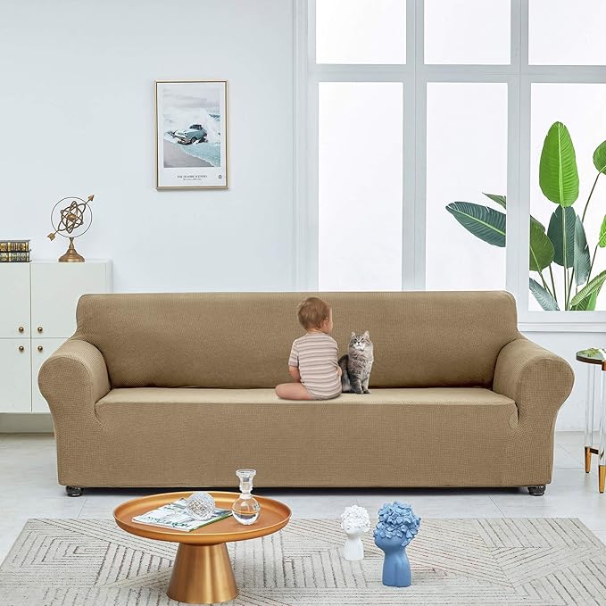 Joccun Stretch Loveseat Couch Cover Slipcover, 1-Piece Sofa Cover - Image 5