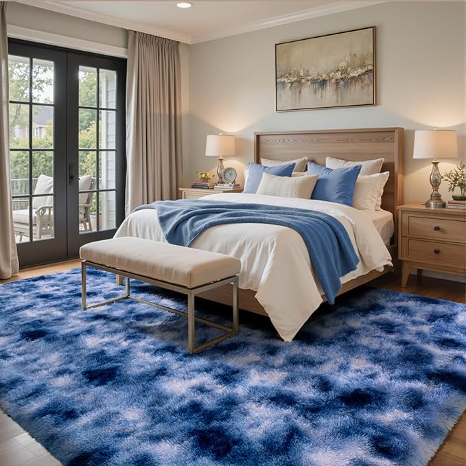 9x12 Ft Extra Large Shag Rugs for Living Room, Ultra Soft Fluffy Furry Area - Image 3