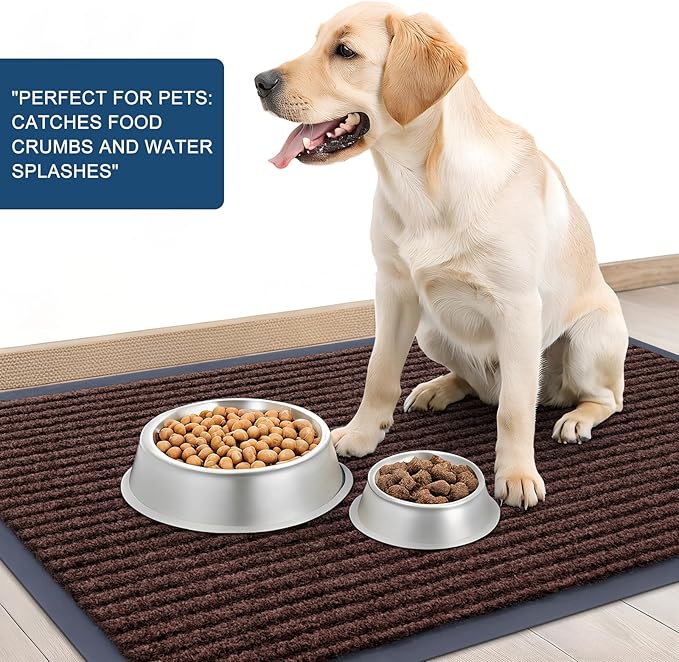 OLANLY Front Door Mat Indoor Outdoor Entrance, Waterproof Heavy Duty Doormat - Image 6