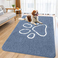 Smiry Dog Door Mat for Muddy Paws, Absorbent Dirt Trapper Non Slip Quick Dry by Smiry