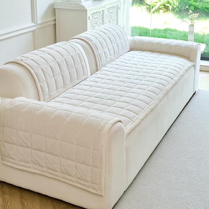 Couch Covers for Dogs Washable, Non Slip Couch Covers for Loveseat Sofa Pet by PJLZJFBY