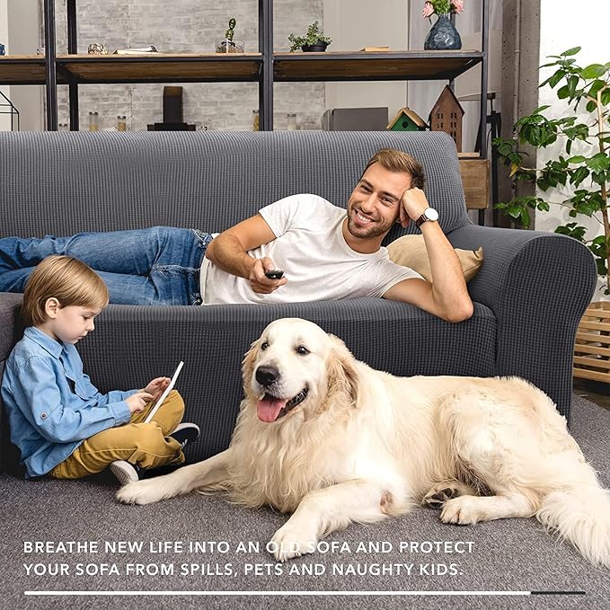 ZNSAYOTX Super Stretch Couch Cover Universal Sofa Covers - Image 8