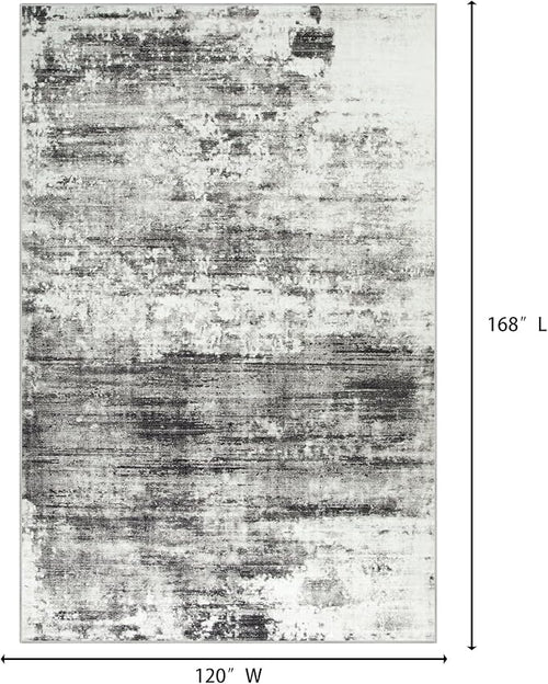 10x14 Area Rugs Washable Rug: Modern Abstract Living Room Rug Soft Anti-Skid - Image 2