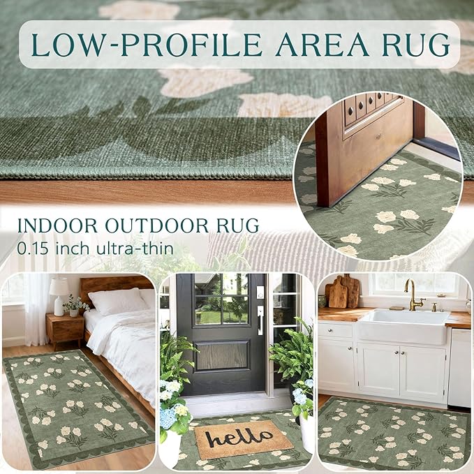 Floral Outdoor Rug