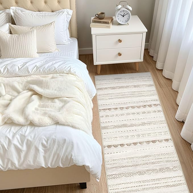 Nakagishi Runner Rug Kitchen Washable Rugs: 2x6 Non-Slip Boho Soft Modern Stain - Image 7
