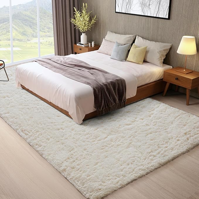 Ophanie 7x9 Area Rugs, Upgrade Non-Slip Fluffy Soft Rugs - Image 5