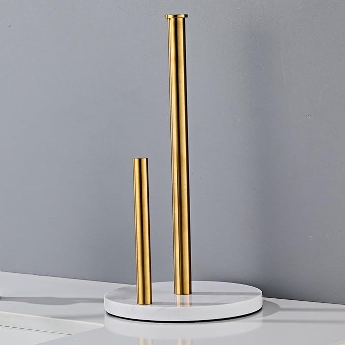 Brushed Gold Paper Towel Holder, Stainless Steel Paper Towel Holder - Image 2