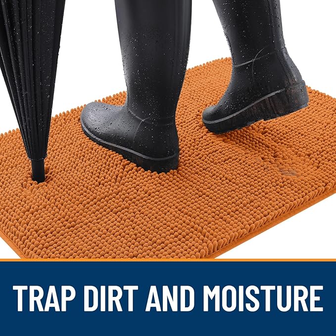 OLANLY Dog Door Mat for Muddy Paws 70x46, Absorbs Moisture and Dirt, Absorbent - Image 2