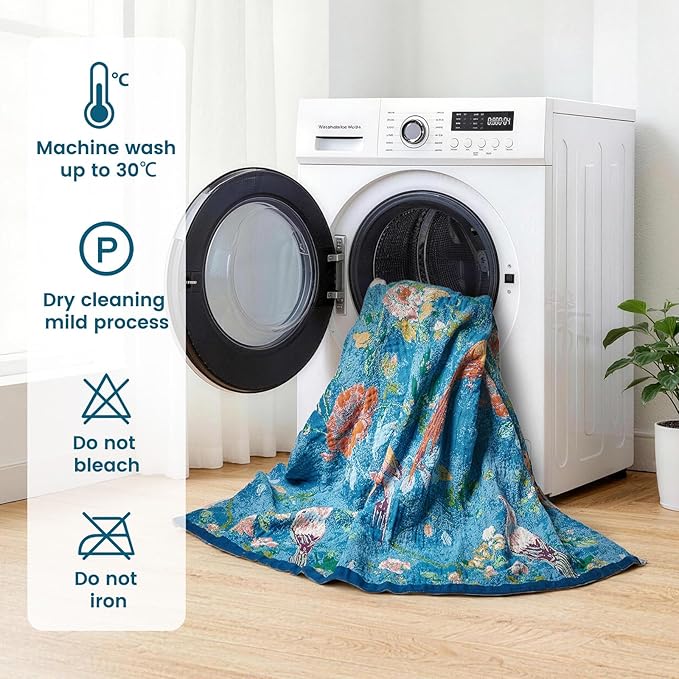 MSGKV Boho Throw Blanket for Bed 60"x80" Cotton Couch Blanket - Image 7