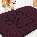 Smiry Dog Door Mat for Muddy Paws, Absorbent Dirt Trapper Non Slip Quick Dry by Smiry