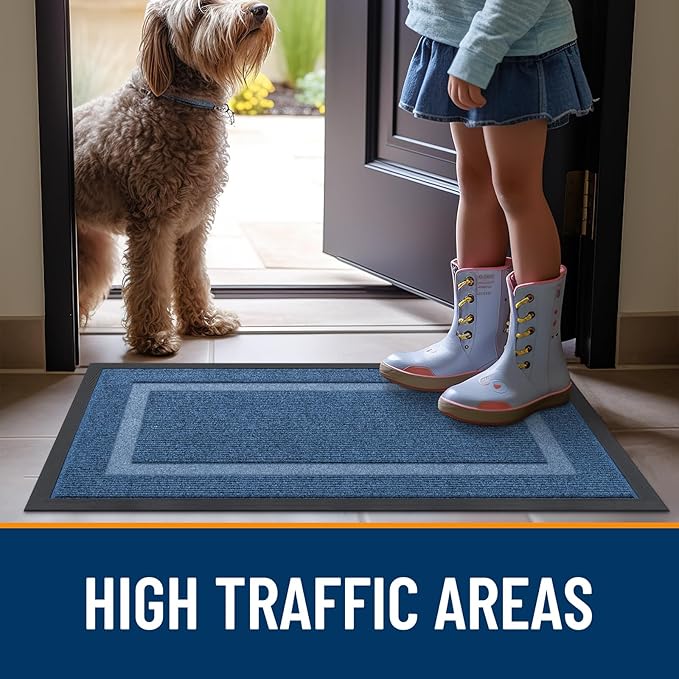 OLANLY Front Door Mat Indoor Outdoor Entrance, Waterproof All-Season, - Image 7