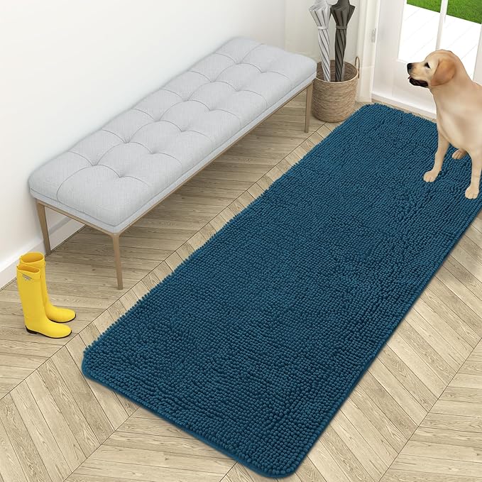 OLANLY Dog Door Mat for Muddy Paws 59x24, Absorbs Moisture and Dirt, Absorbent by OLANLY