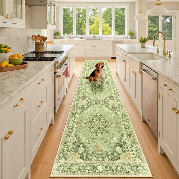 RELEANY Area Rugs 3'x10' Runner Rug Non Slip Washable by RELEANY