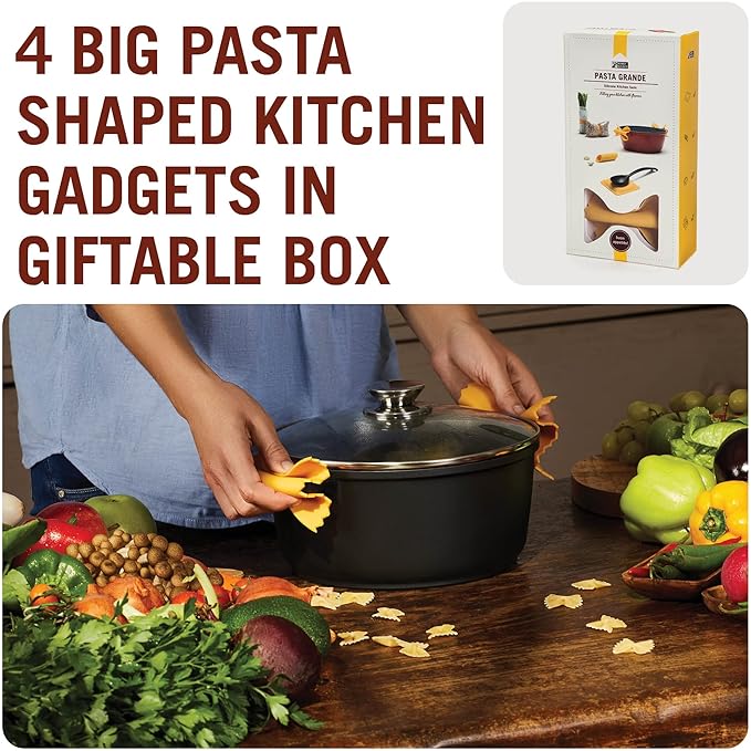 Pasta Grande - Fun Pasta Shaped Silicone Kitchen Tools in a Gift Box / 4 of our - Image 2