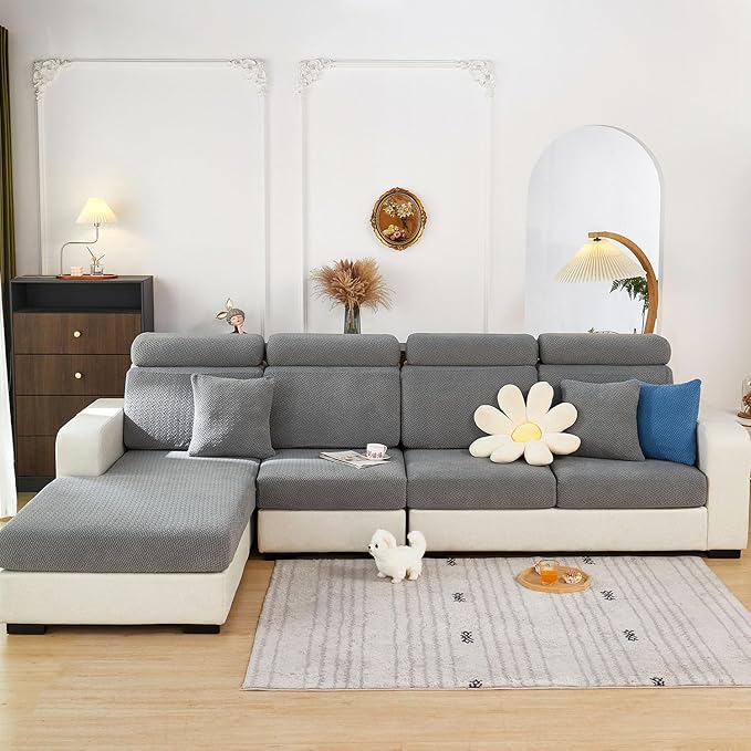 Couch Covers for 2 Cushion Sofa Pet Friendly Couch Cushion Covers Universal - Image 8