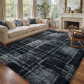 6x9 Ft Large Shag Rugs for Living Room Decor, Tie-Dyed Ultra Soft Fluffy Furry by Cuzwlovita