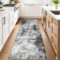 3x10 Washable Runner Rugs for Hallway: Easy-to-Clean Abstract Runners for by WIEVEDENS