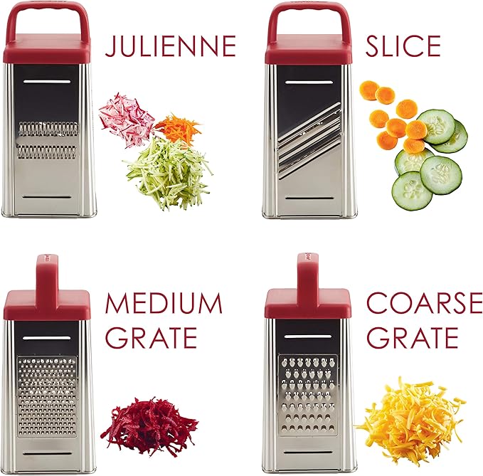 Rachael Ray Tools and Gadgets Stainless Steel Box Grater - Image 5