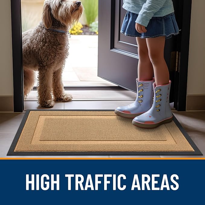 OLANLY Front Door Mat Indoor Outdoor Entrance, Waterproof All-Season, - Image 7