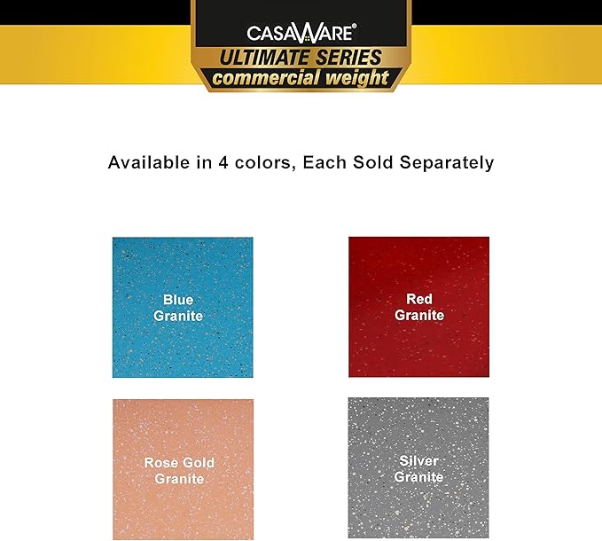 casaWare 15 x 10 x 3-Inch Ultimate Series Commercial Weight Ceramic Coated - Image 4