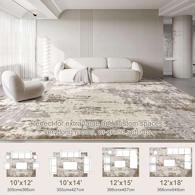 UERMEI 10x14 Area Rug Living Room Rugs - Image 2