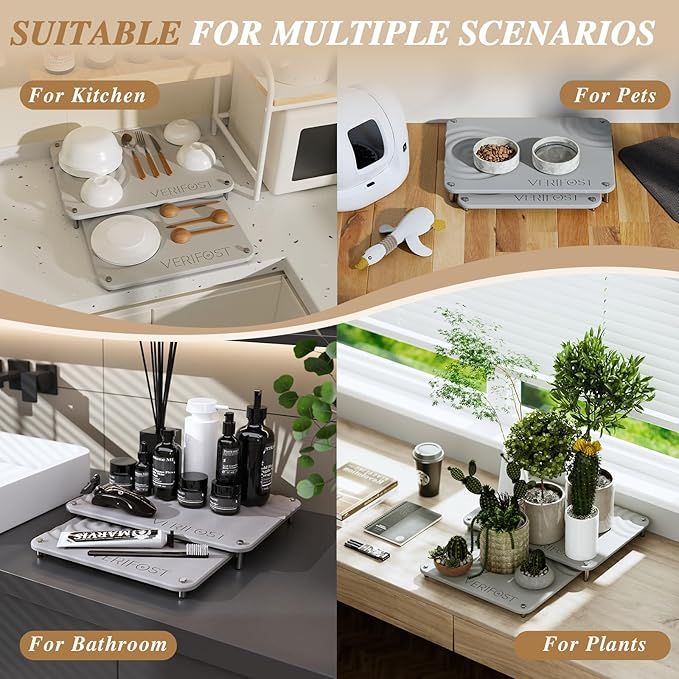 VERIFOST 2pcs Large Stone Dish Drying Mat - Image 9