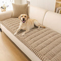 Smiry Couch Cover for Dogs Washable, Non Slip Fuzzy Pet Couch Covers for 3 by Smiry