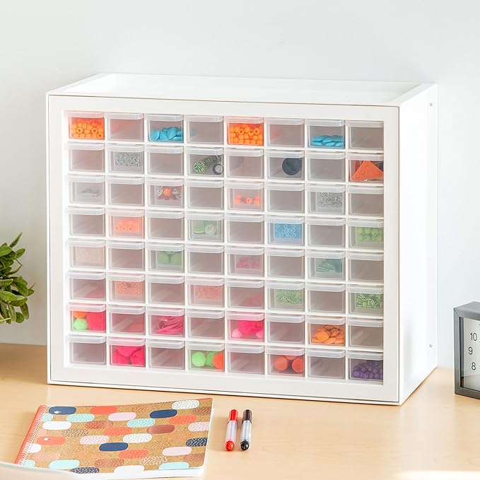 IRIS USA Small Parts Storage Cabinet, Made in USA, 64-Drawer Organizer Chest - Image 7