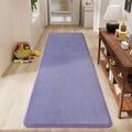 Amearea Modern Soft Hallway Runner Rug, 2x6 Purple Fluffy Bedroom Bedside Rugs by AmeareaDirect