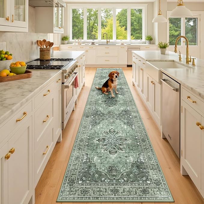 Area Rugs 3'x10' Runner Rug Non Slip Washable by RELEANY