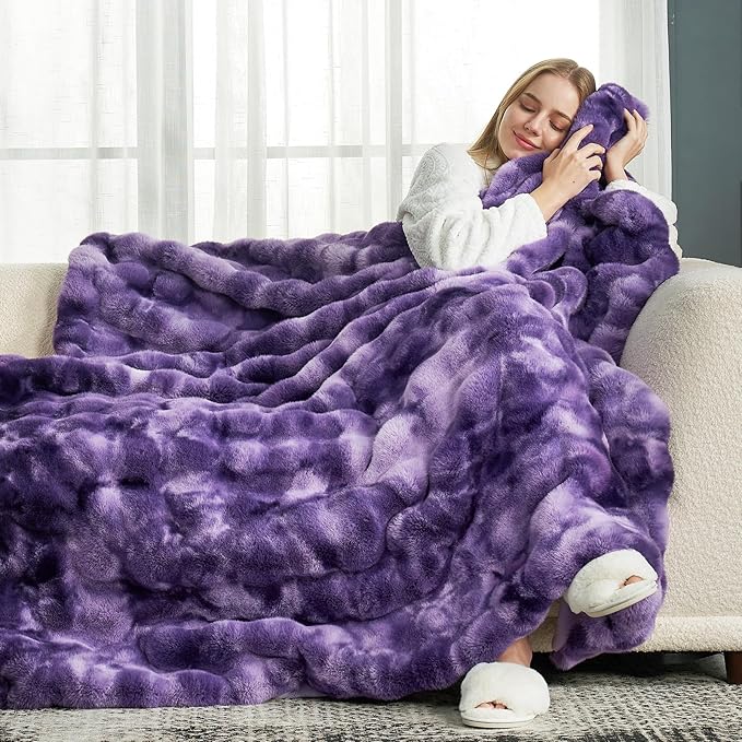 Cozy Bliss Faux Fur Throw Blanket - Image 8