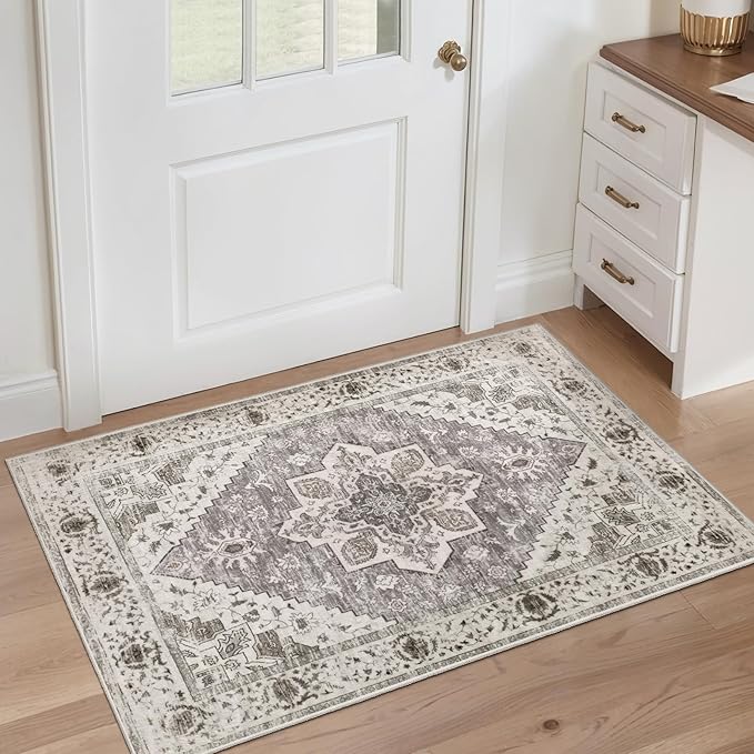 SERISSA Boho Rugs for Entryway, 2x3 Entryway Rug Non-Slip Washable Small Area - Image 6