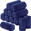 Buryeah 12 Pcs Flannel Throw Blanket Bulk 50 x 60 in Sleepover Blanket Outdoor by Buryeah