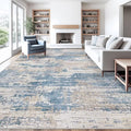 10x14 Area Rugs for Living Room, Washable Modern Abstract Large Area Rug by XLUEZ