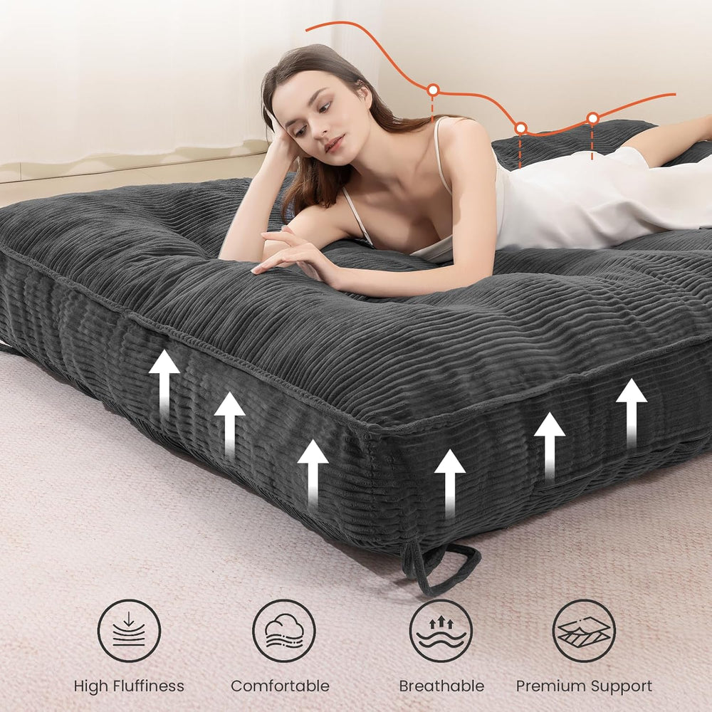 Erament Futon Mattress, Futons Sofa Bed Sleeper Couch Bed 8 Inch,Full Size Ma...