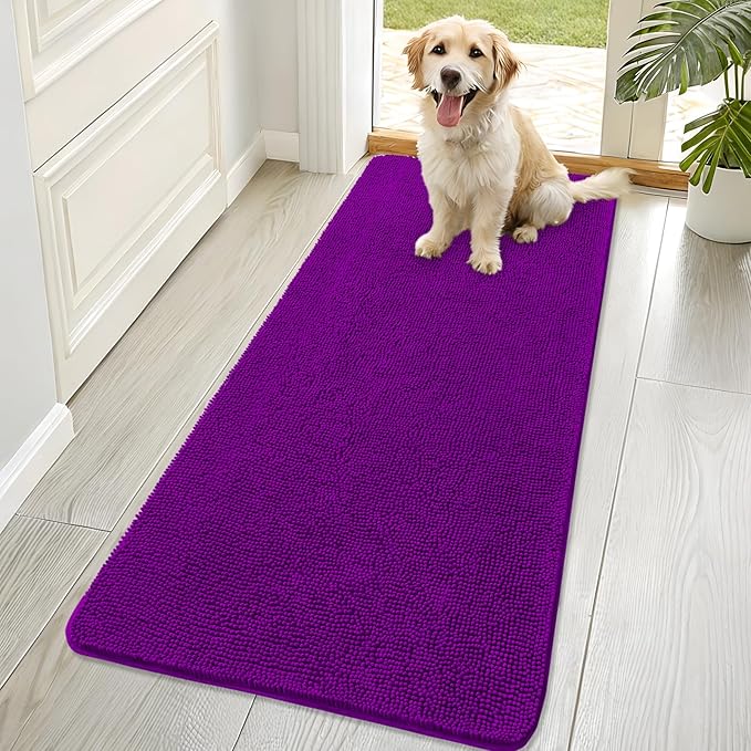 OLANLY Dog Door Mat for Muddy Paws 70x32, Absorbs Moisture and Dirt, Absorbent by OLANLY