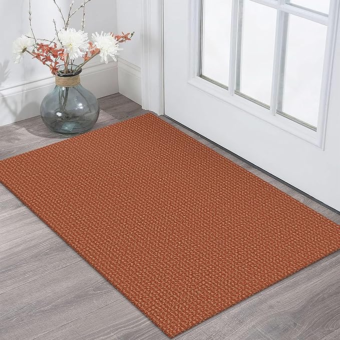 KOZYFLY Indoor Door Mat 2x3 ft Small Area Rugs Washable Front Door Mat Non Slip by KOZYFLY