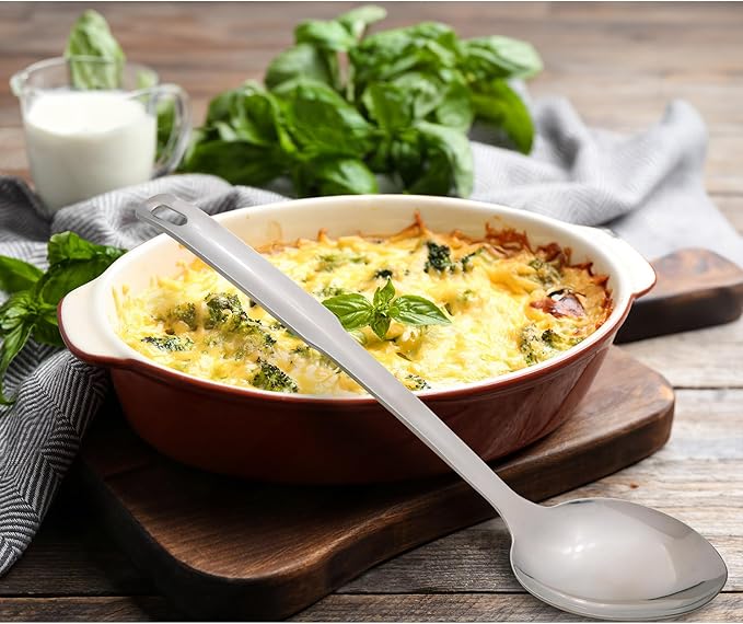 HIC Kitchen Solid Serving Spoon - Image 2