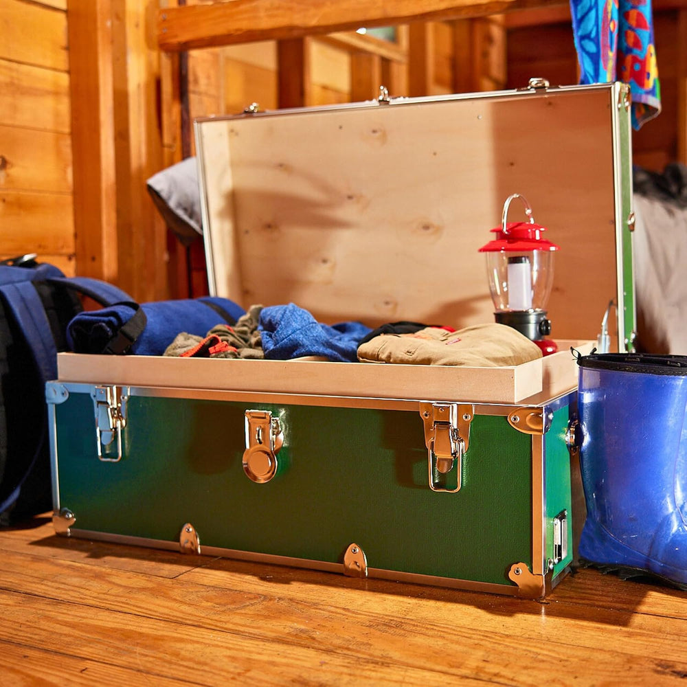 Rhino Classic XL Trunk with Wheels for Camp and Dorm, Footlocker, Chest | 34&...