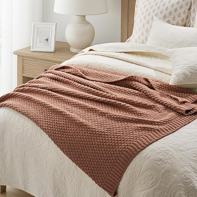 EVERGRACEHOME Chunky Chenille Knit Throw Blanket - Image 5