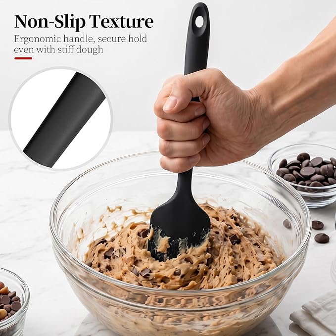 600ºF Heat Resistant Spatula, 11.34 inch High Heat Food Safe Semless Kitchen - Image 8