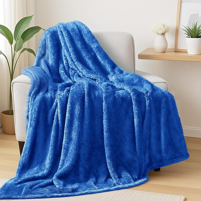 Exclusivo Mezcla Plush Fuzzy Fleece Throw Blanket Extra Large, Super Soft by ExclusivoMezcla